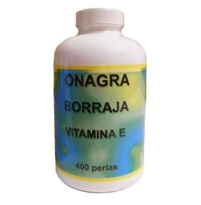 Perlas de Onagra y Borraja - San Yago, mejora los sintomas de la menopausia asi como la regulación de la menstruación.