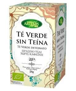 Té verde sin teína Artemis 20 filtros