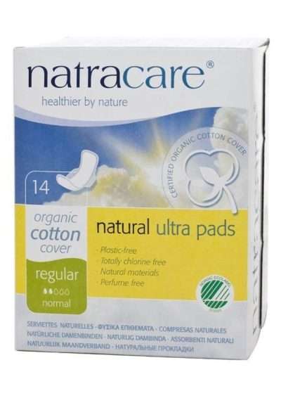 Compresa alas regular - Natracare - 14 unidades