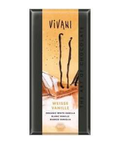 CHOCOLATE BLANCO VAINILLA 100 GR ECOLÓGICO VIVANI