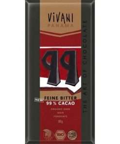 Chocolate Negro 99% Ecológico Vivani 80 gr