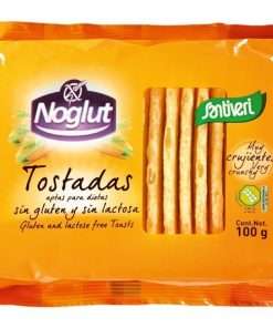 SANTIVERI Noglut tostadas ligeras sin gluten y sin lactosa estuche 100 g