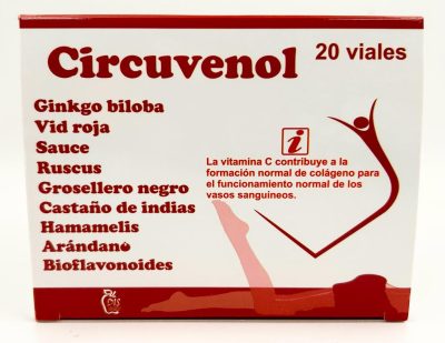 3 X 2 DIS Circuvenol 20 ampollas
