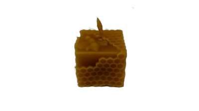 Vela de cera de abeja, imagen (abeja, panal).