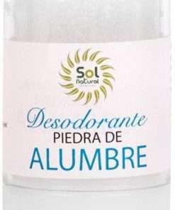 Mineral de alumbre o Cristal mineral.