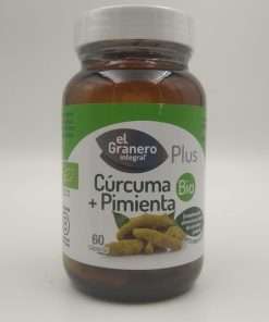 Cúrcuma + Pimienta Bio - El Granero - 60 cápsulas