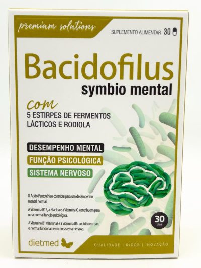 Bacidofilus symbio mental 30 cápsulas- Dietmed