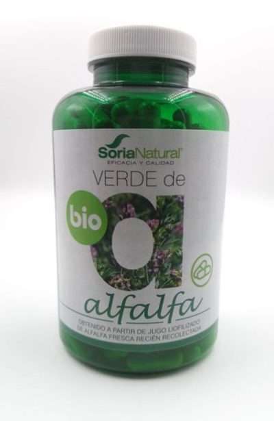 Verde de Alfalfa Bio 240 cápsulas vegetales de 630mg