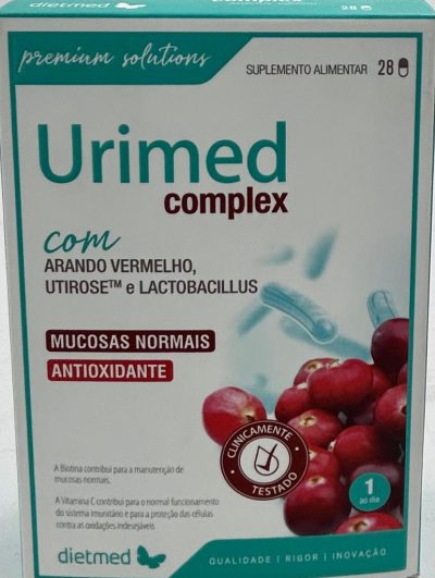 Urimed complex con arándano americano Utirose y lactobacillus